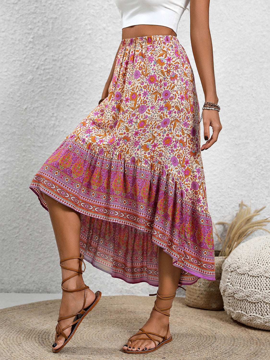 Take Me There High-Low Skirt