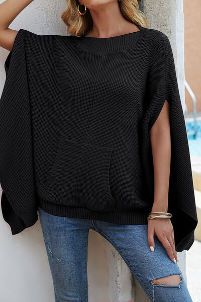 Wrapped in Sophistication Cape Sleeve Sweater