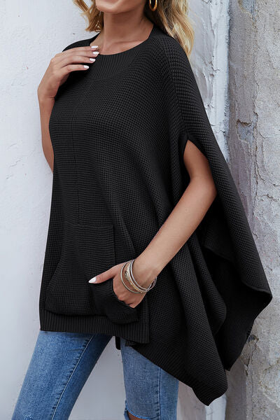 Wrapped in Sophistication Cape Sleeve Sweater