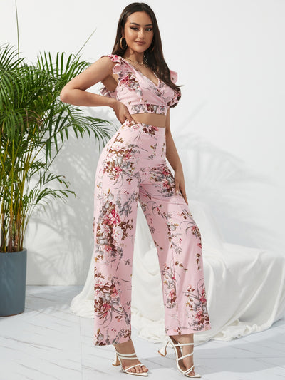 Belle of the Beach Top and Pants Set
