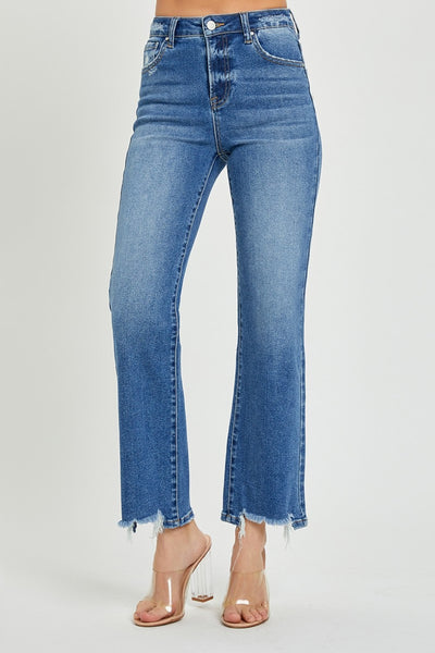 RISEN Cara High Rise Straight Jeans