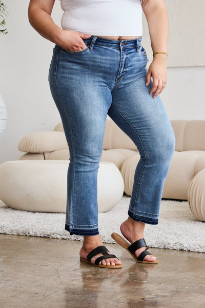 Judy Blue Rebekah Cropped Bootcut Jeans