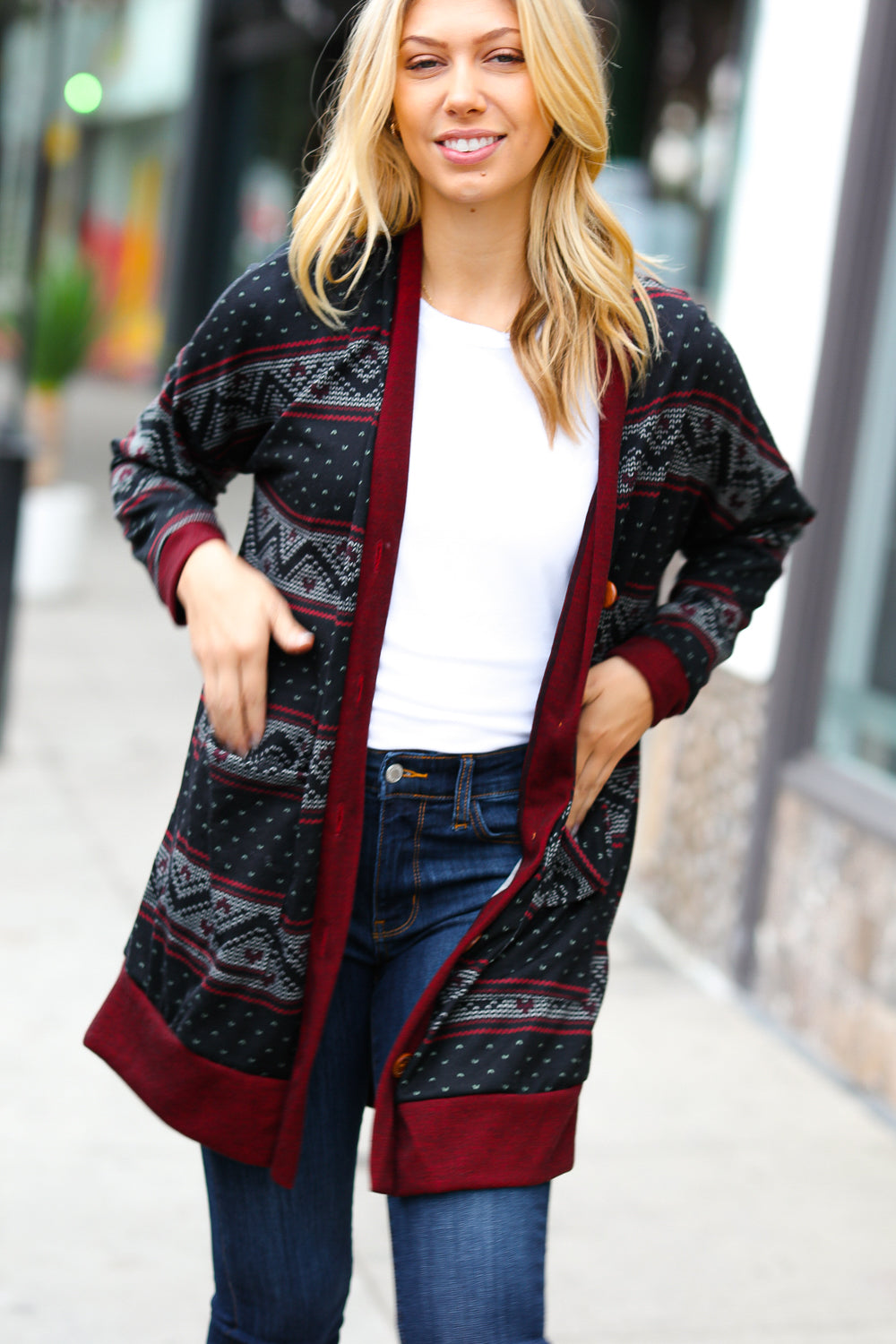 All Class Holiday Cardigan