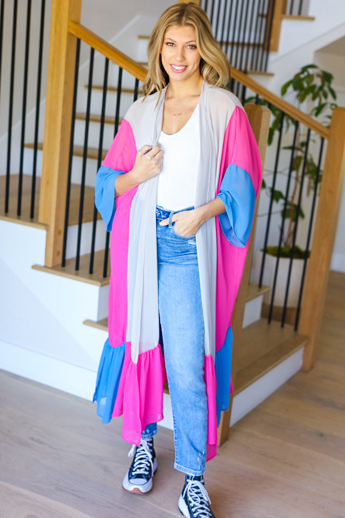 Feel Your Best Ruffle Kimono