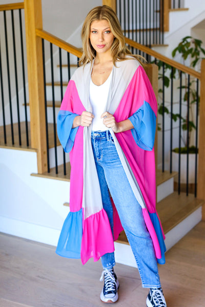 Feel Your Best Ruffle Kimono