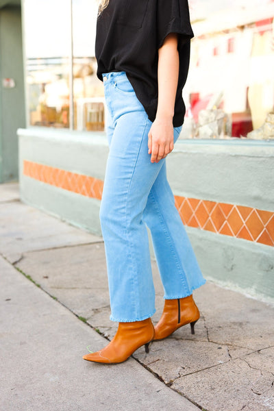 All You Need Bootcut Jeans in Ocean Blue