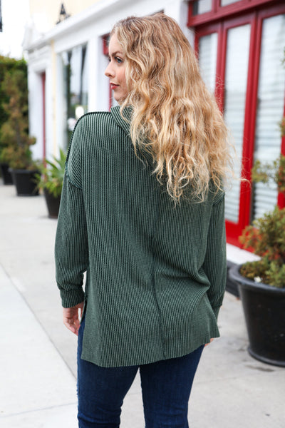 A New Day Hoodie in Forest Green