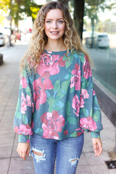 Everyday Floral Hacci Top