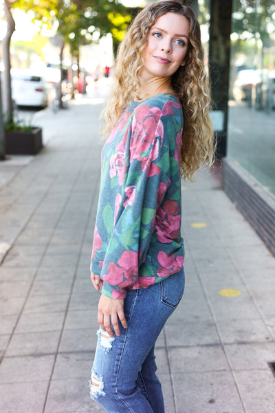 Everyday Floral Hacci Top