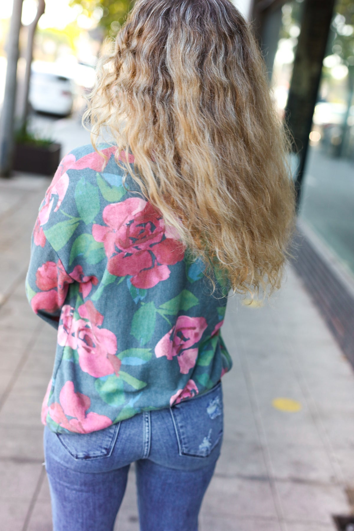 Everyday Floral Hacci Top