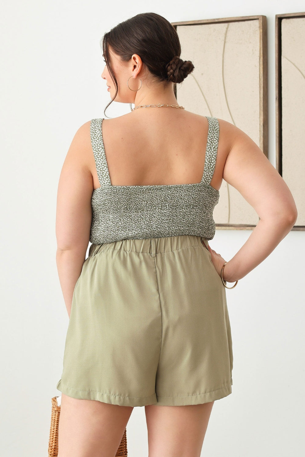 Zen Vibes Shorts with Pockets - Plus