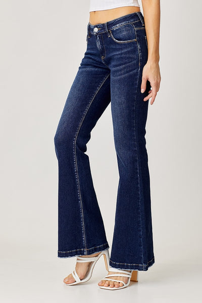 RISEN Noella Low Rise Flare Jeans