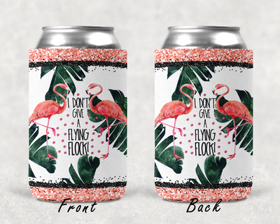 A Flying Flock 12 oz Can Cooler