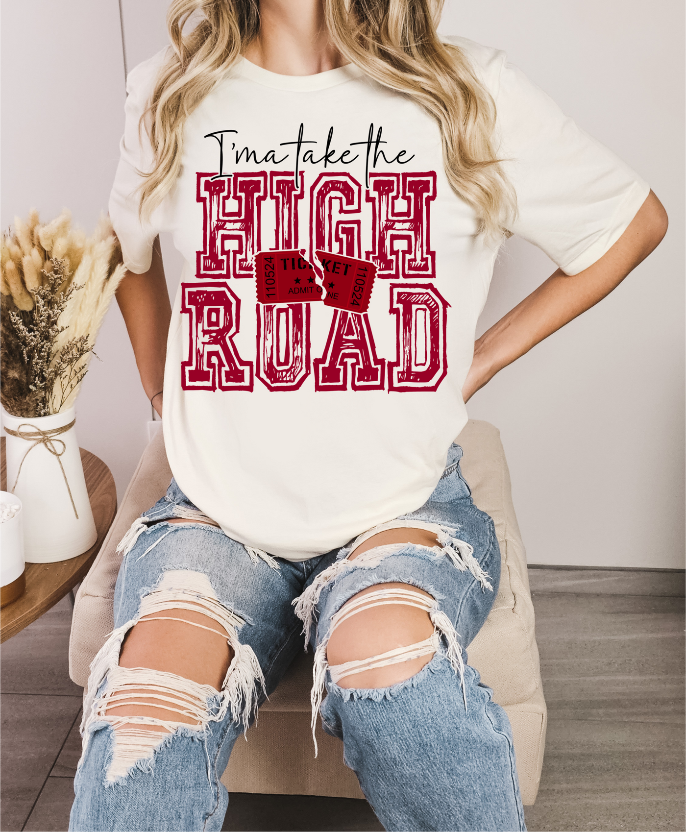 High Road Graphic Top