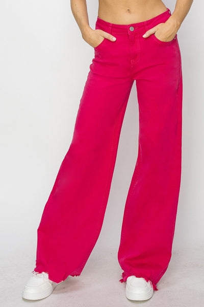 RISEN Robyn High Rise Wide Leg Jeans