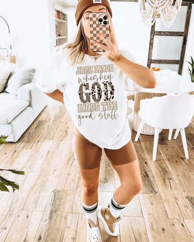 God Made The Good Stuff Graphic Top