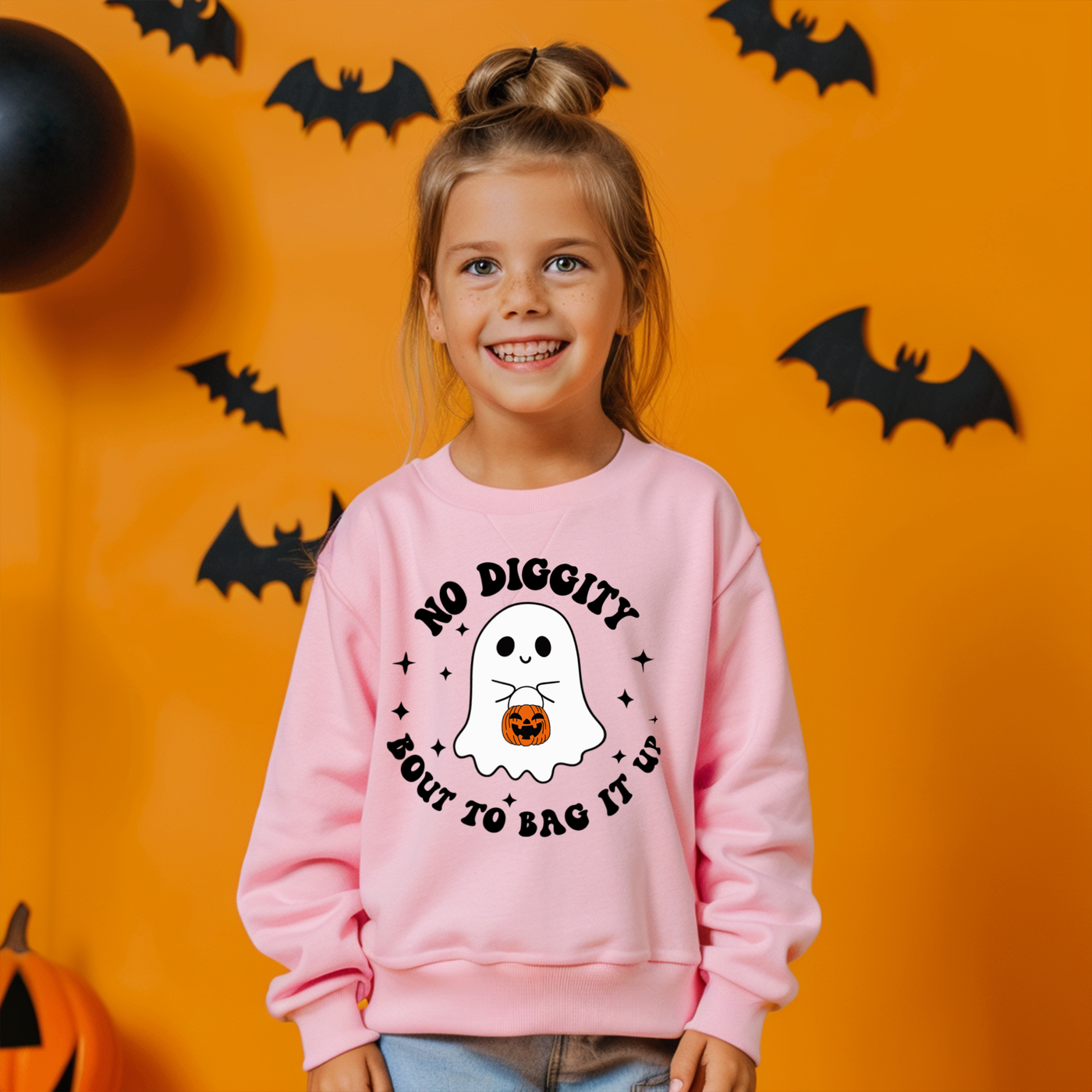 Bag It Up Halloween Youth & Toddler Sweatshirt