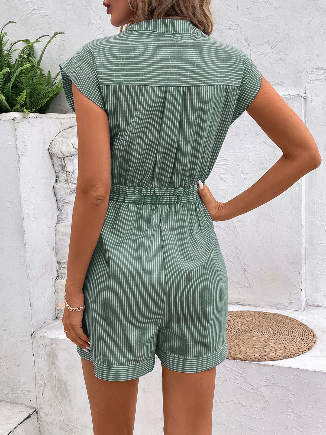 Poppy Tie Waist Romper *6 colors*