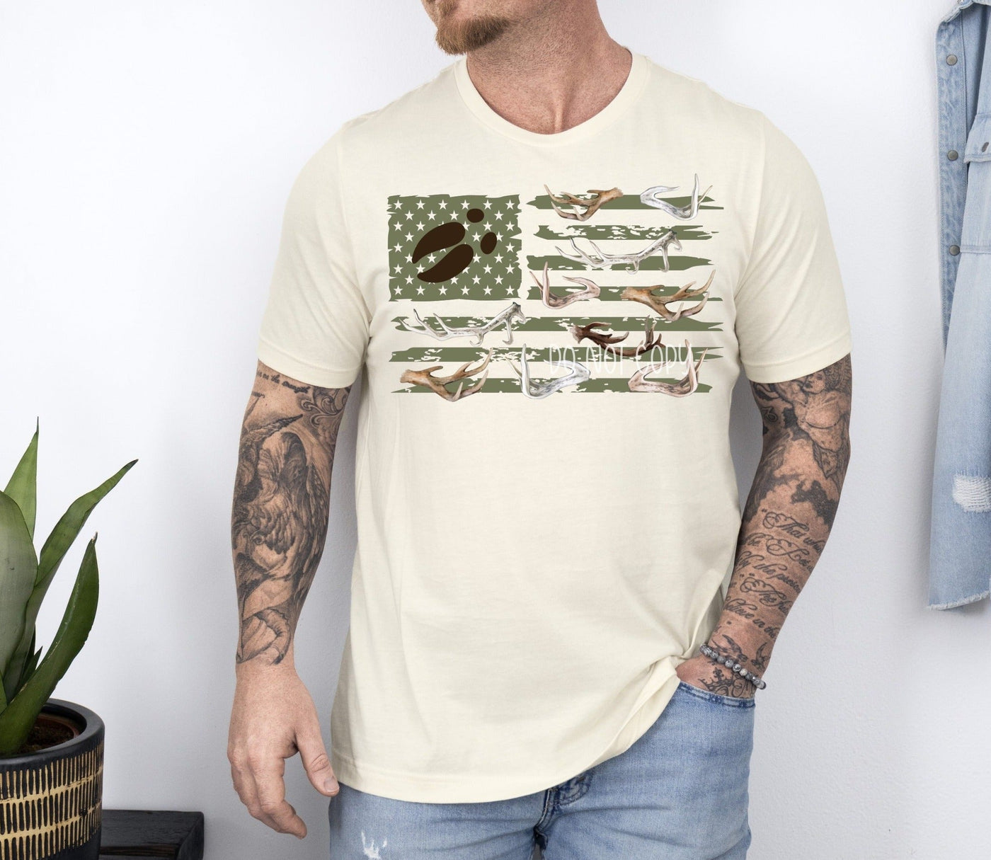 Antler Flag Graphic Top