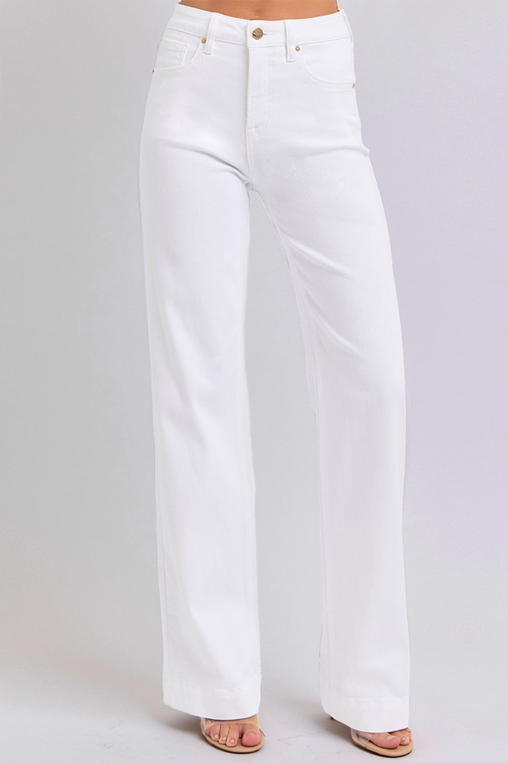 RISEN Snow White High Waist Straight Jeans