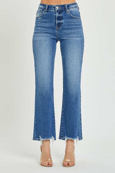 RISEN Cara High Rise Straight Jeans