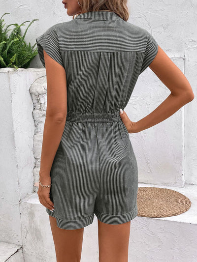 Poppy Tie Waist Romper *6 colors*