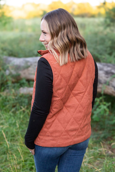 Corduroy Vest - Pumpkin