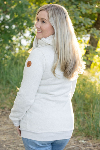 Quinn Zip Up Cowl - Oatmeal