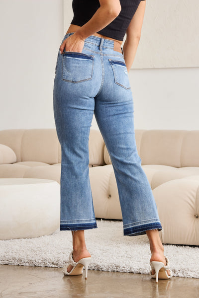 Judy Blue Rebekah Cropped Bootcut Jeans