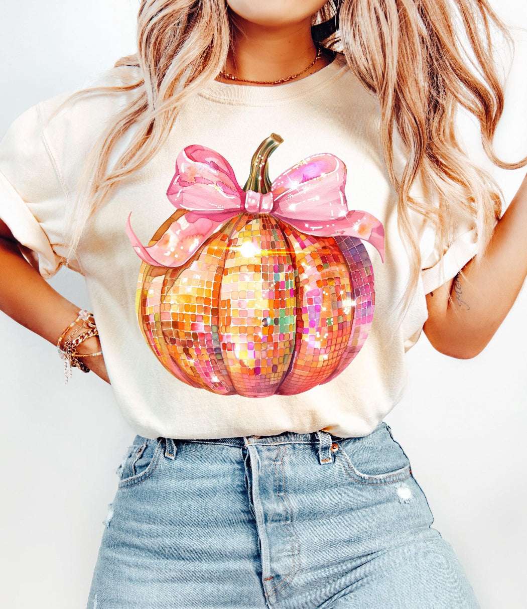 Disco Pumpkin Graphic Top