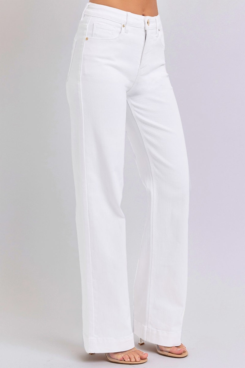 RISEN Snow White High Waist Straight Jeans