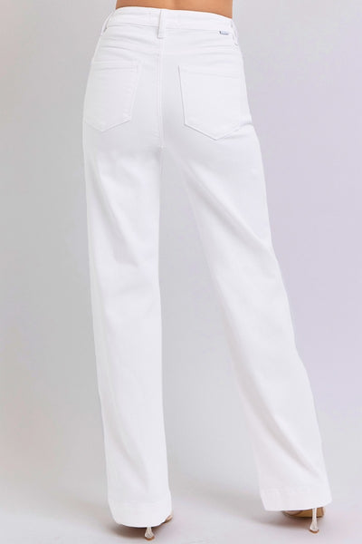 RISEN Snow White High Waist Straight Jeans