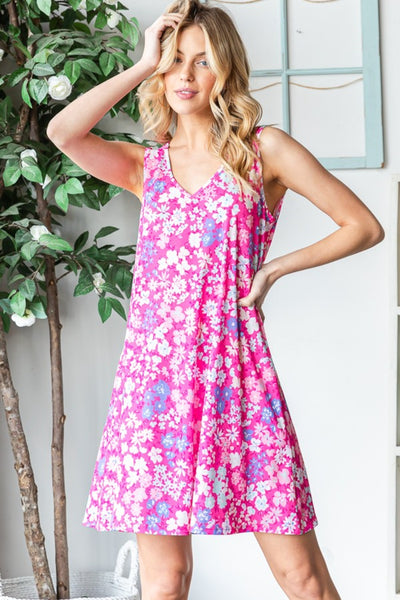 Spring Has Sprung Tank Dress with Pockets