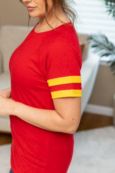 Kylie Tee - Kansas City Red and Yellow