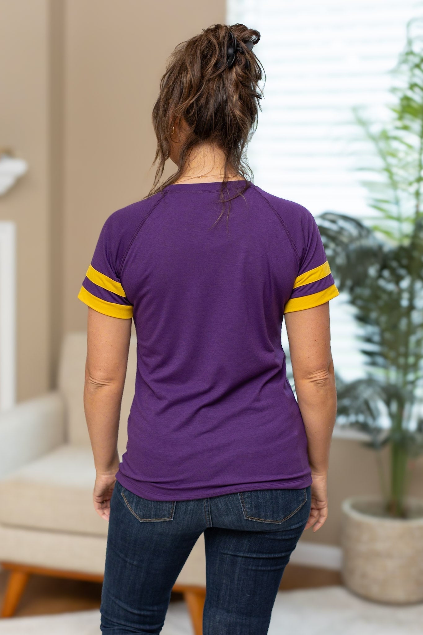 Kylie Tee - Minnesota Purple and Yellow