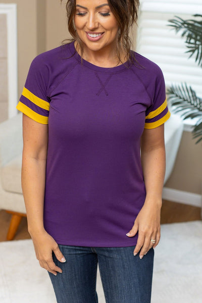 Kylie Tee - Minnesota Purple and Yellow