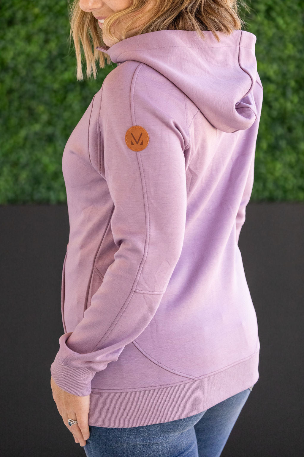 Scuba Half Zip Hoodie - Lavender