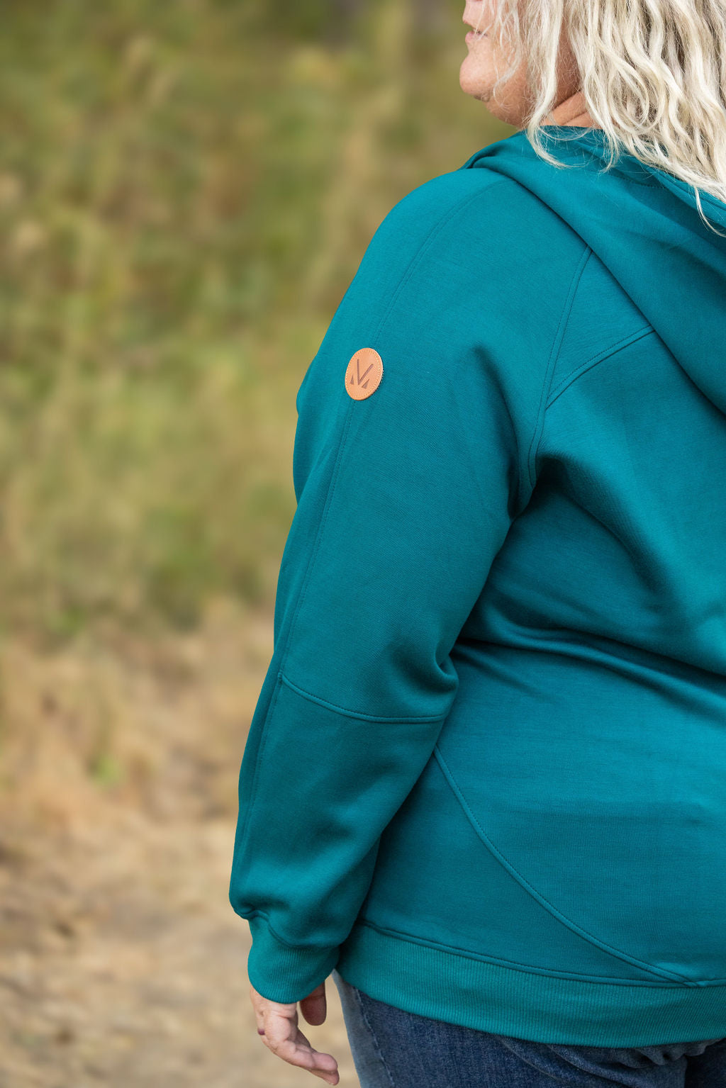 Scuba Half Zip Hoodie - Teal