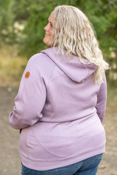 Scuba Half Zip Hoodie - Lavender