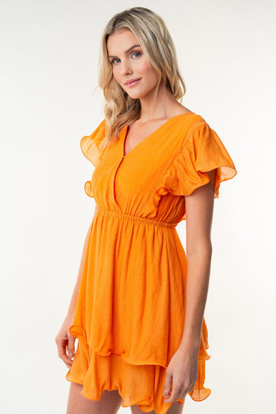 Dreaming of Apricot Layered Dress