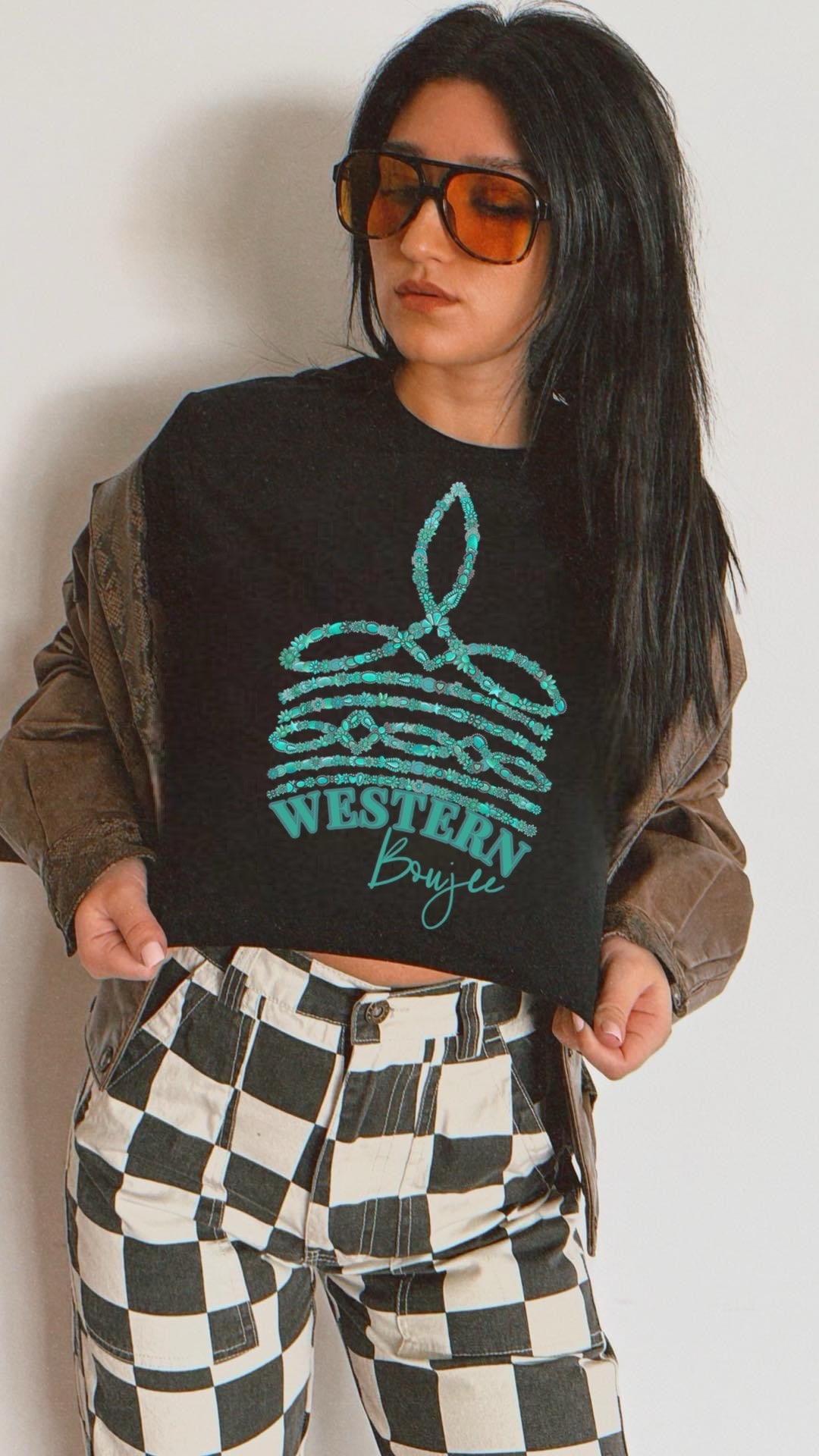 Western Boujee Graphic Top