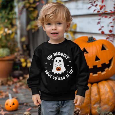 Bag It Up Halloween Youth & Toddler Sweatshirt