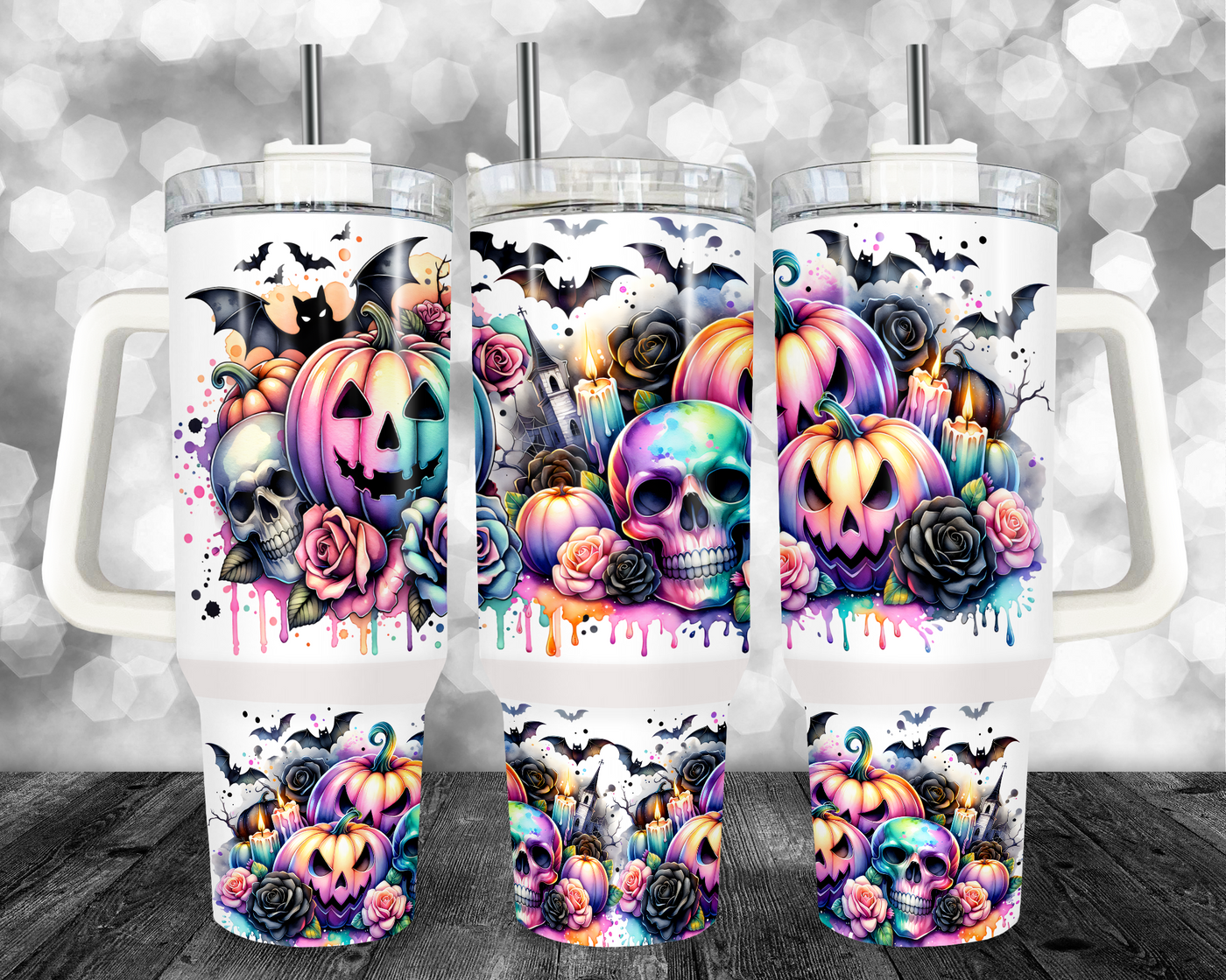 All Hallows Eve Halloween 40oz Tumbler