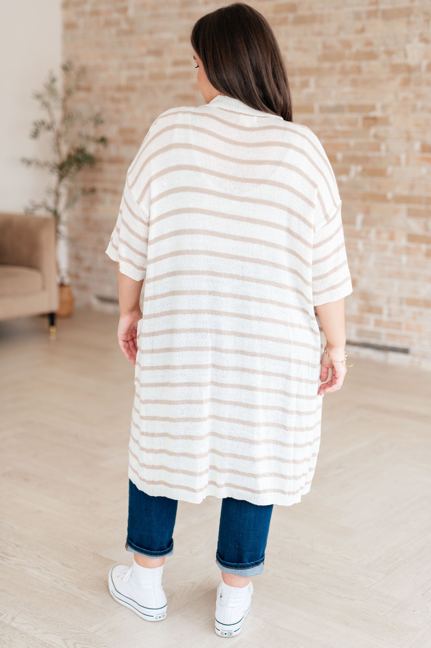 Easy Street Striped Cardigan/Dress