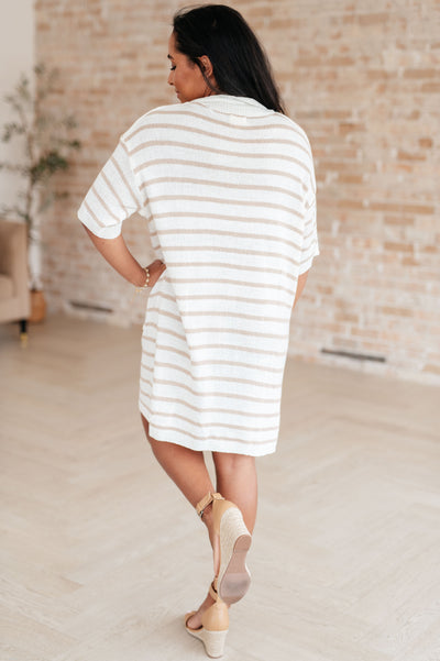 Easy Street Striped Cardigan/Dress