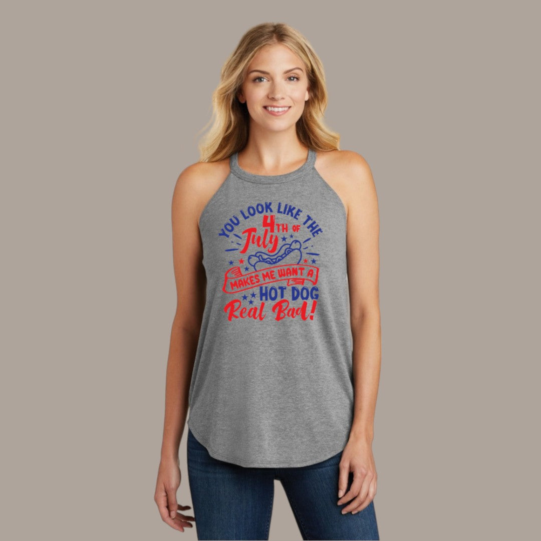 You Look Like The 4th Of July Rocker Tank *2 colors*