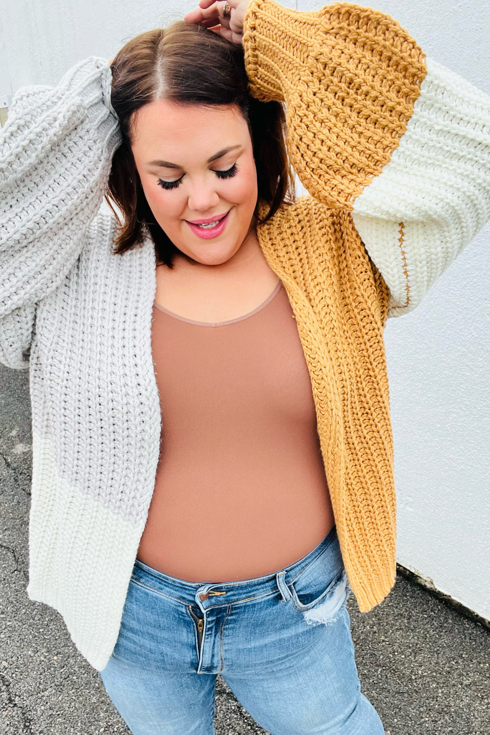 Two Sides of Ever Story Chunky Knit Cardigan