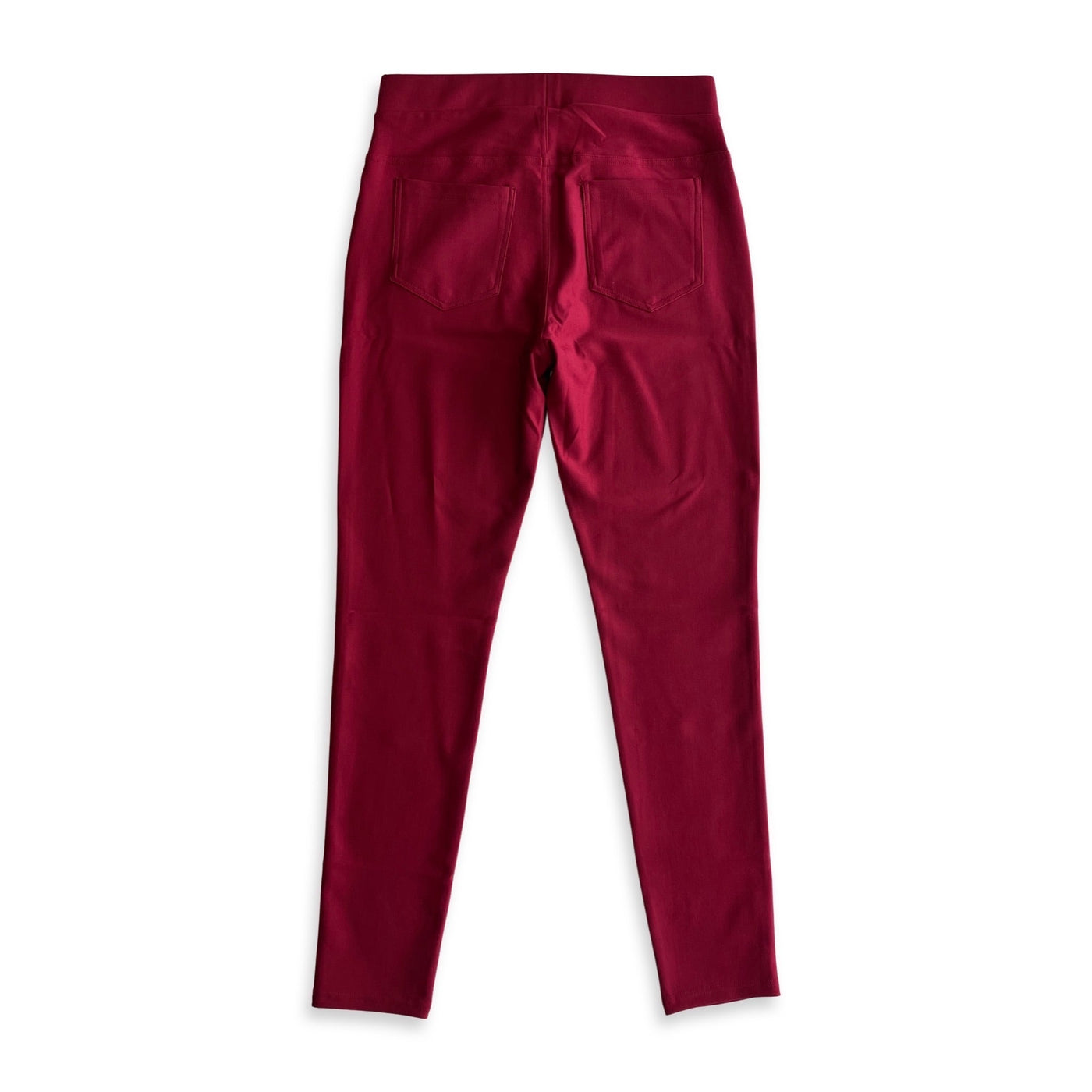 My Perfect Ponte Pants in Wine Red