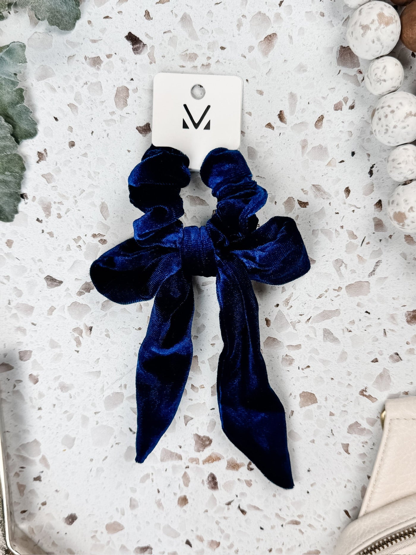 Velvet Bow Scrunchie