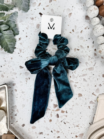 Velvet Bow Scrunchie